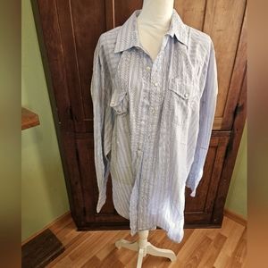 Roper 2xl long sleeve pearl snap button down.